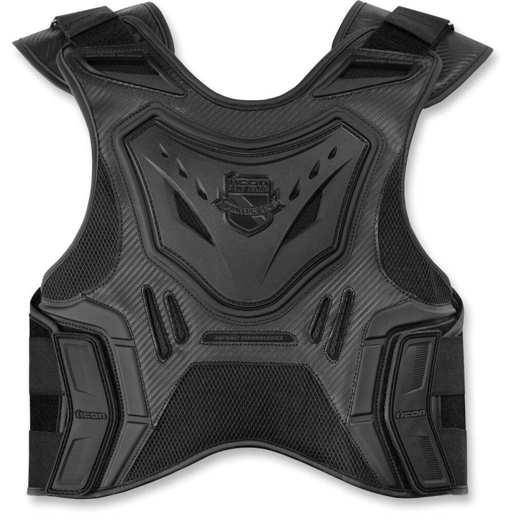 ICON Field Armor Stryker Motorcycle Vest (Stealth/Black) SM-MD | eBay
