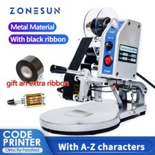 ZONESUN Date Coding Machine Batch Serial Number Printer Flat Date Coder DY-8