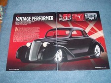 1937 Chevy Coupe Street Rod Article Vintage Performer