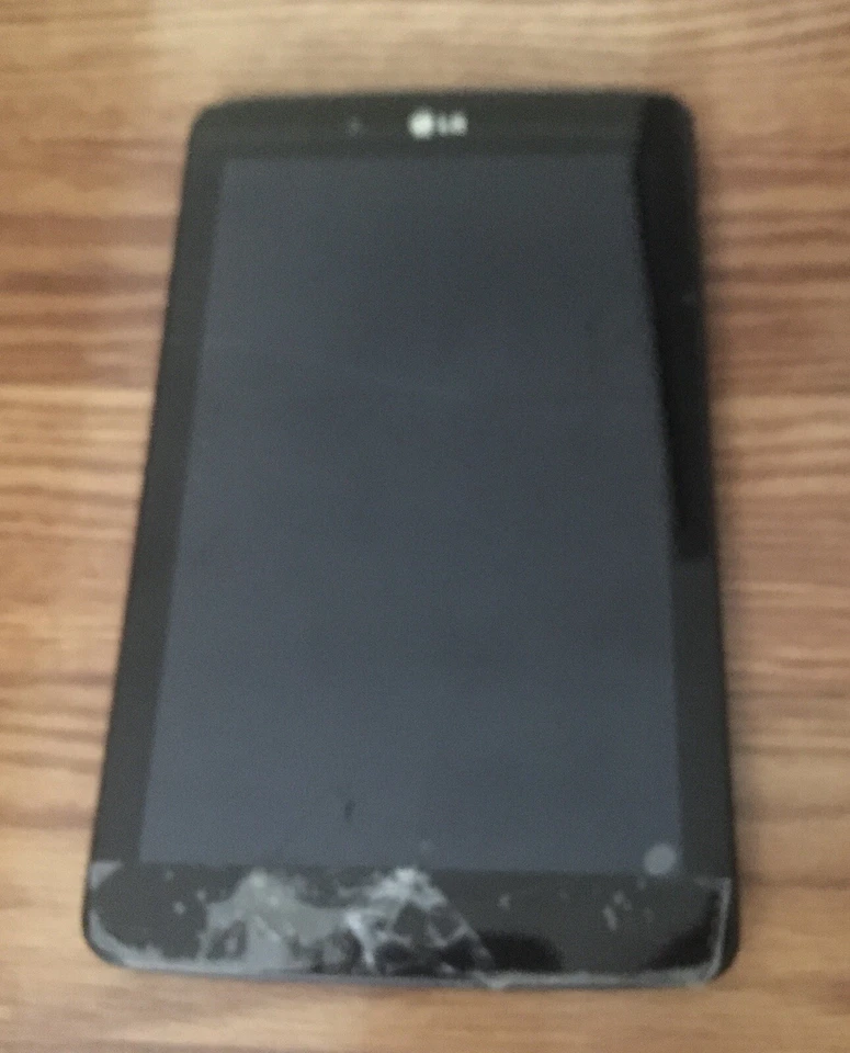 LG G PAD LG-V410 16gb Tablet,Works,Cracked Glass,Bad Port,Good Batt OEM BL-T12🔋 - Image 2 of 4