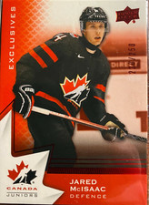JARED McISAAC #33..2020 UD TEAM CANADA JUNIORS...RED EXCLUSIVE  226/250