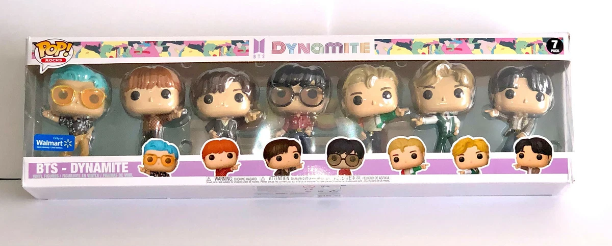 Funko POP Rocks: BTS - Dynamite - Exclusive FULL SET 7 Vinyl