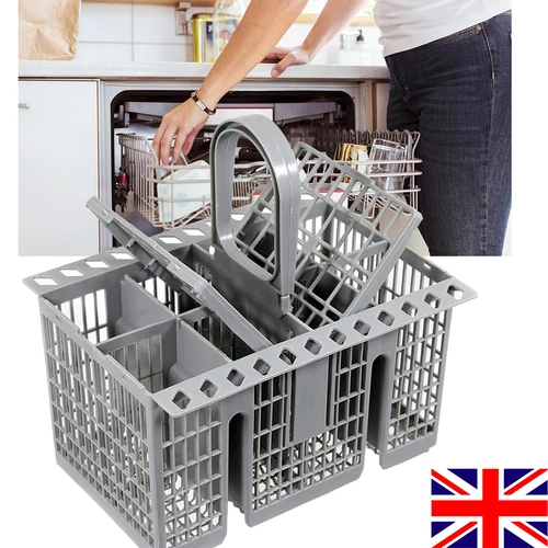 NEW Premium Quality Dishwasher Cutlery Basket Tray For Hotpoint Indesit - Grey - Picture 2 of 10