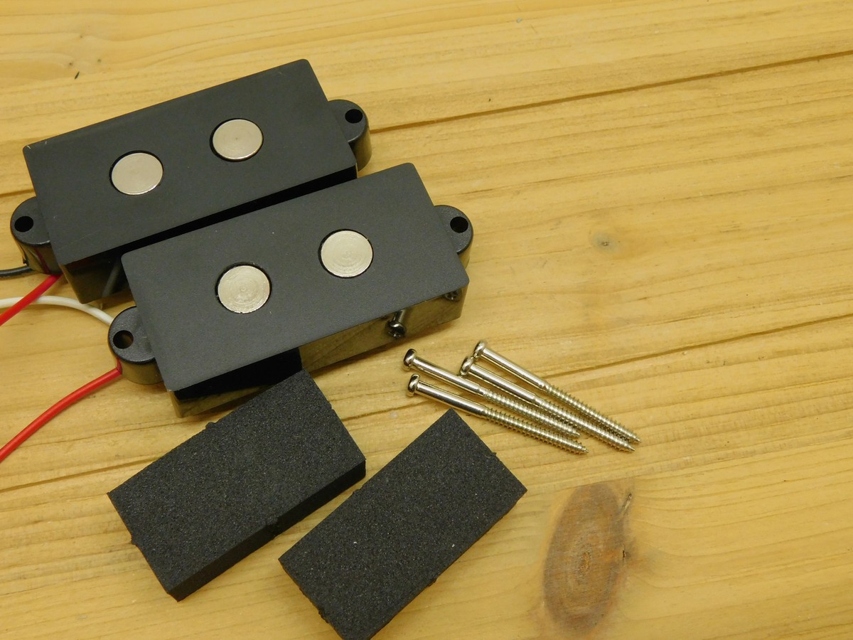 Pickup Per Basso Set Pickup Artec Alnico Per Fender Jazz Bass 4 Corde - Passivi, Singoli, Colore Nero Pickup Manico Jazz Bass - Foto 7