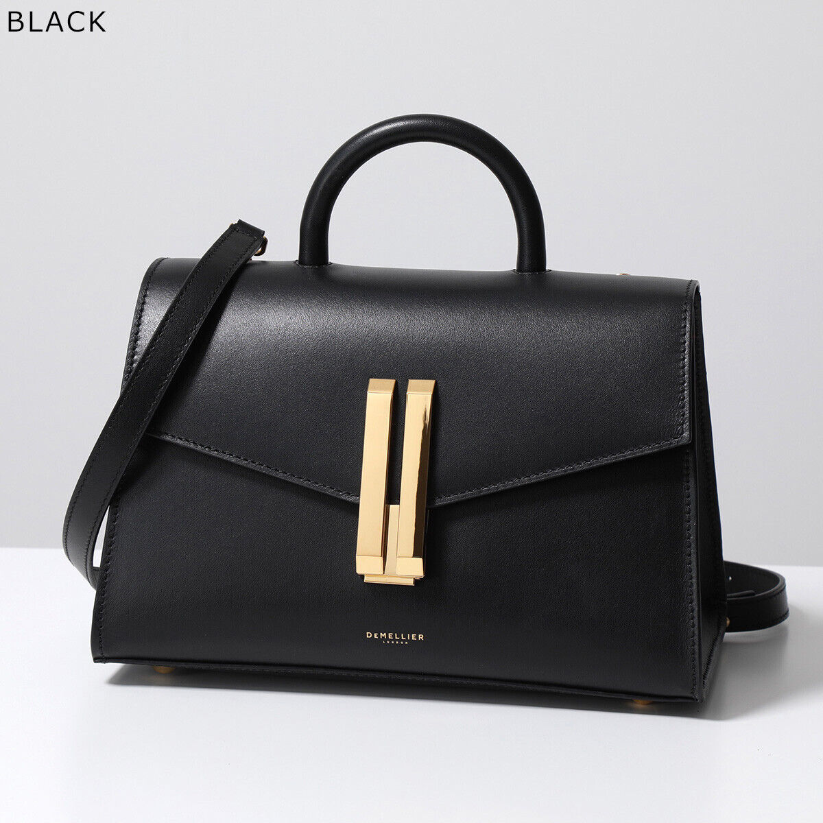 DEMELLIER MIDI MONTREAL Midi Leather Shoulder Bag black or DEMELLIER MIDI MONTREAL Midi Leather Shoulder Bag black or