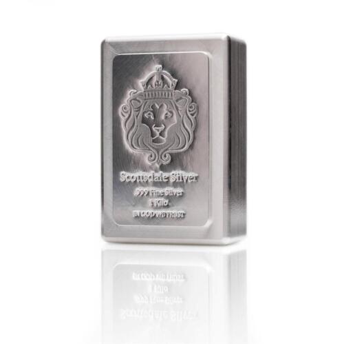 1 KILO Scottsdale STACKER® Silver Bar .999 Silver Bullion #A131 - Picture 1 of 6