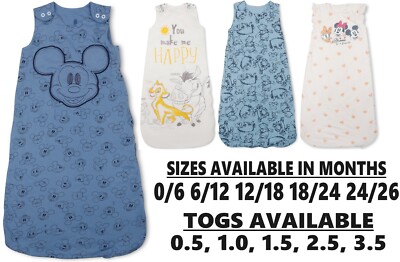 Baby Sleeping Bag to Tog Wearable Blanket to 36M Cotton