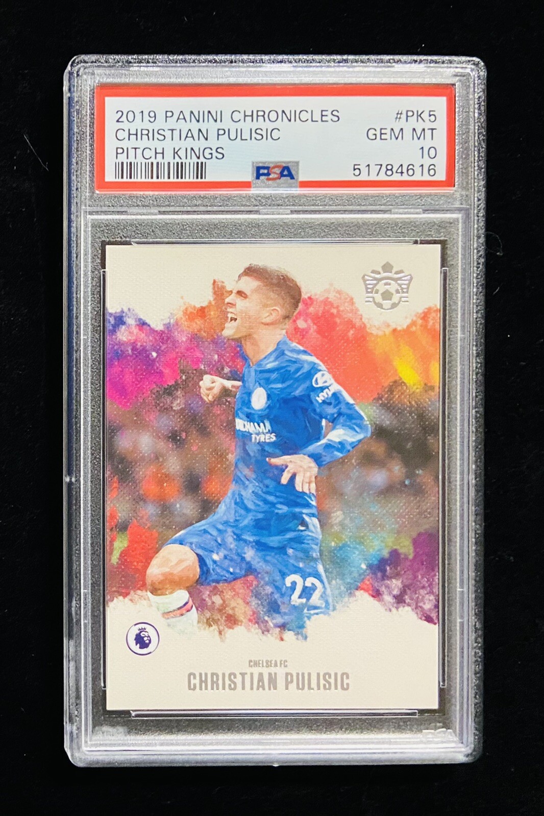 2019-20 Panini Chronicles Pitch Kings Christian Pulisic Card #PK-5 PSA 10