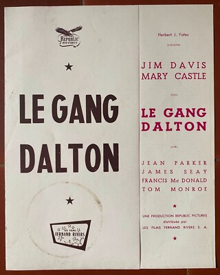 Handbuch Werbung The Gang Dalton The Dalton Gang Jim Davis Mary Castle