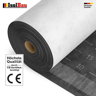 Unterspannbahn Dach 135g/m² Unterdeckbahn 75m²Rolle 1,5x50m Dachfolie SPB 135SKS