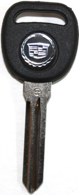Strattec OEM Cadillac Transponder Key Blank – Jewel Logo Both Sides (Escalade, SRX, DTS, CTS, STS)