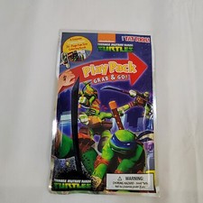 Teenage Mutant Ninja Turtles Crayons Sticker Book Play Pack Grab Go Nickelodeon