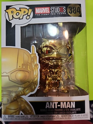 Funko POP! ゴールド ANT-MAN 384 Funko Pop Marvel Studios : ANT-MAN #384 Vinyl Figure 