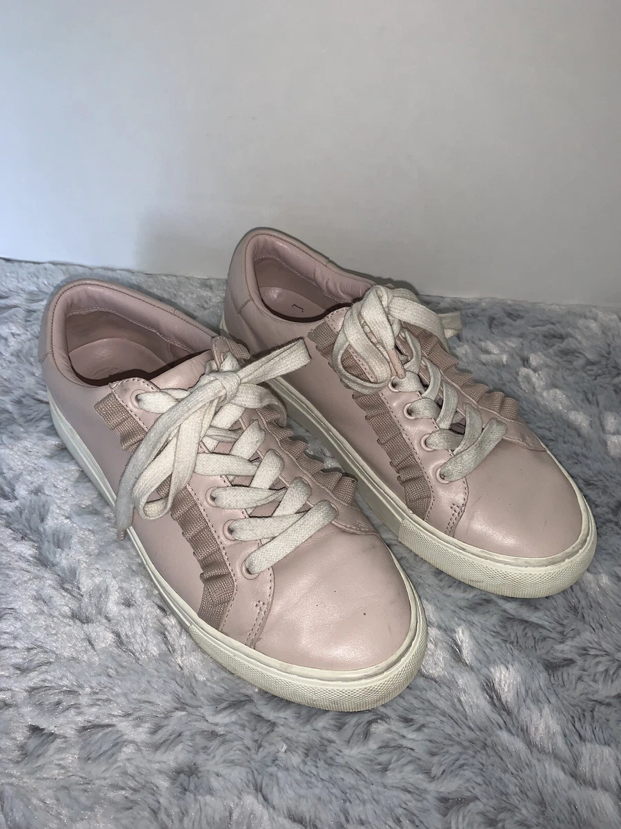 Tory burch leather clearance sneakers