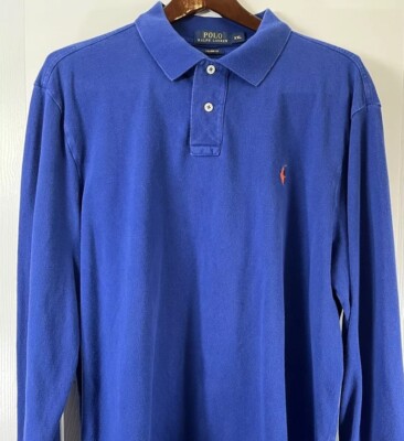 Ralph Lauren Polo Style Shirt Size XXL Extra Extra Large Gently Used Blue