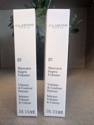 Clarins Mascara Supra Volume in 01 Intense Black ( 2 x 3,5 ml = 7 ml )
