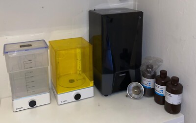 3D printer ELEGOO Saturn 3 Ultra Resin with washing/curing set and air purifier