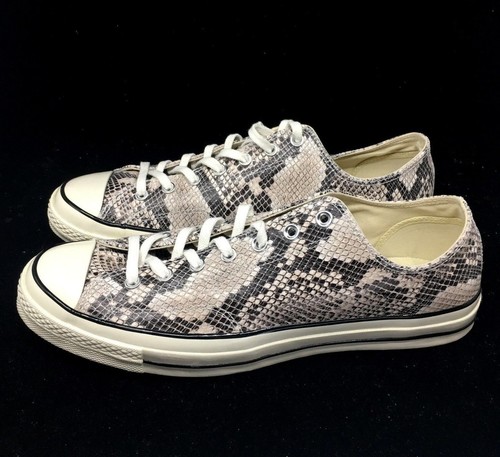 converse reptile leather