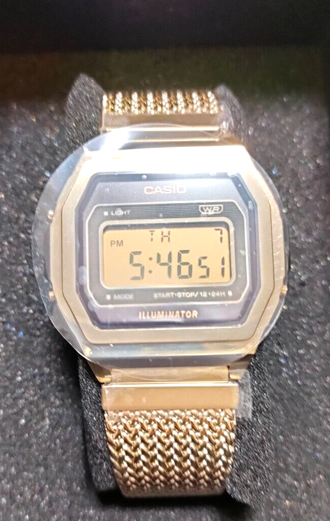 カシオ　A1000MGA-5JF CASIO A1000MGA-5JF standard PREMIUM series unisex Gold Full