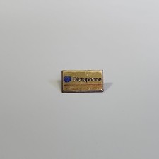 Pin's revers compagnie dictaphone équipement professionnel