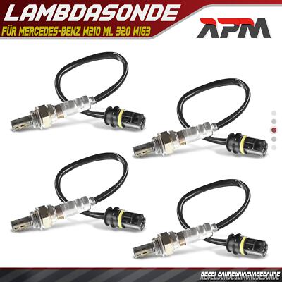 4x Lambdasonde Regelsonde + Diagnosesonde für Mercedes-Benz W210 ML 320 W163