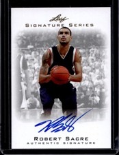 Robert Sacre Gonzaga Basketball Autograph Leaf Rookie Card Auto Mark Few Lakers