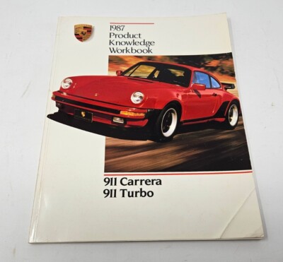 1987 Porsche 911 Carrera Turbo Product Knowledge Workbook Excellent 