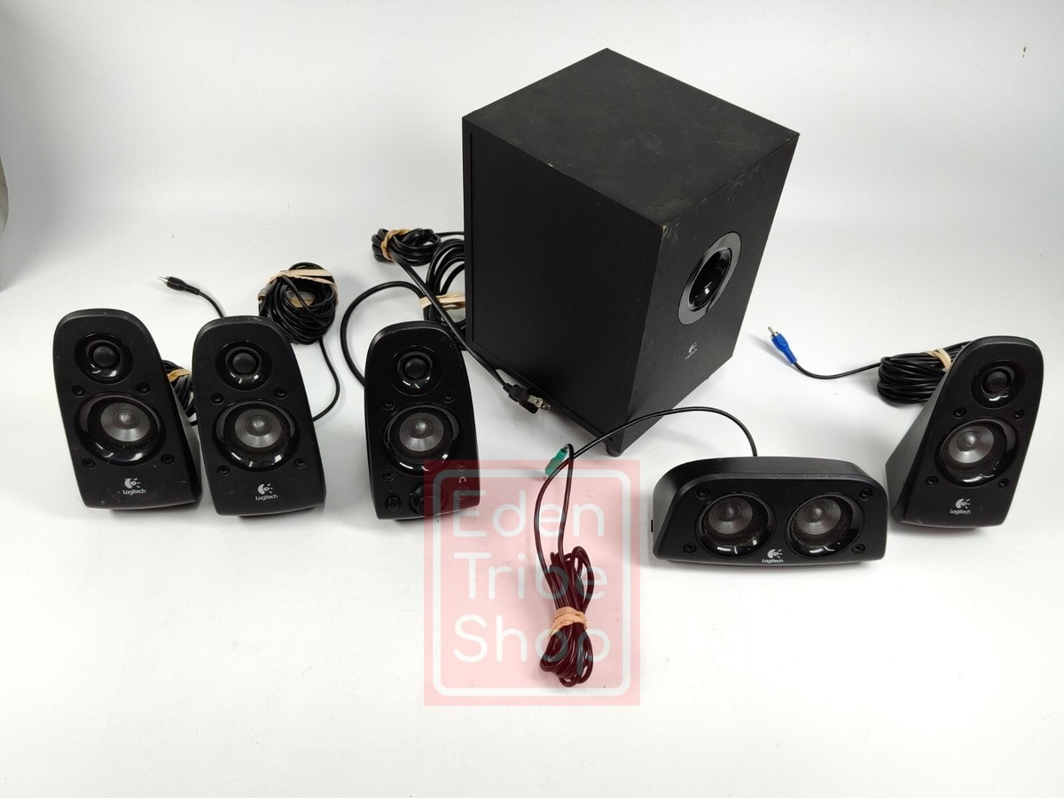 Logitech Z506 5.1 Surround Sound Computer Speaker System 6 Piece