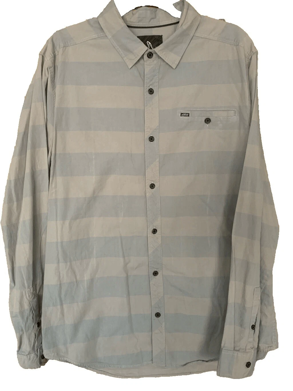 Alpinestars Long Sleeve Striped Casual Button-Down Shirts for Men