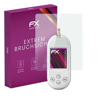 atFoliX Glasfolie für OneTouch Verio Reflect Displayfolie 9H Schutzpanzer