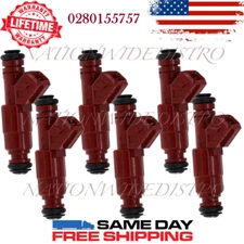 6x OEM Bosch Fuel Injectors for 1997 Mercedes-Benz E320 3.2L I6 0280155757