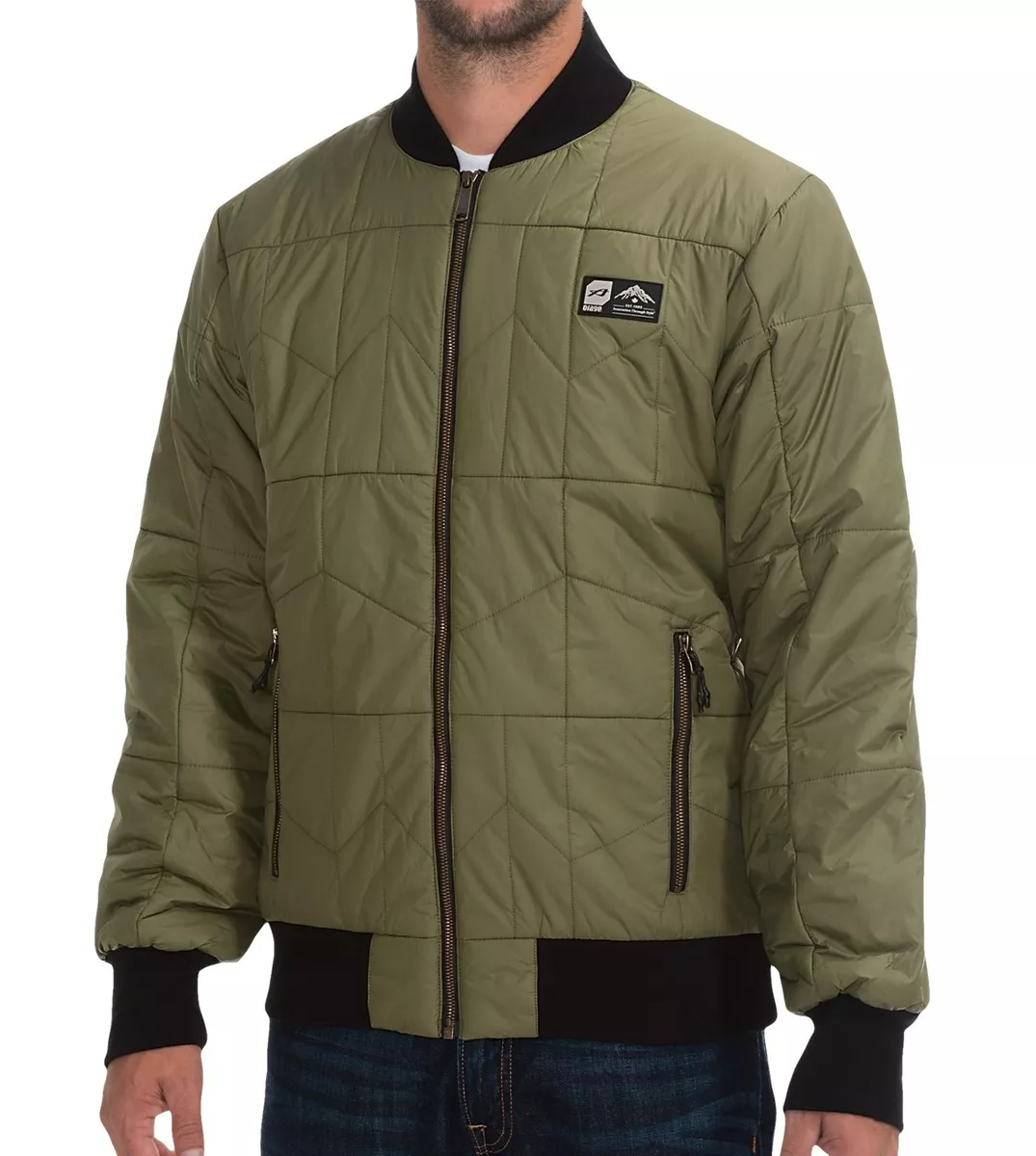 ORAGE Lightweight Insulated Flight Jacket in Moss Sz.Medium NWT eBay