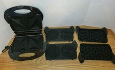 VillaWare InterBake3 Multi Baker Waffles Sandwiches Pizzelles #5230