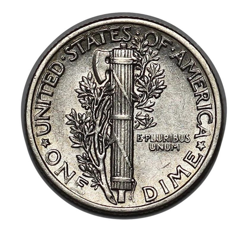 1942/1 Mercury Dime, RARE This Nice, Choice AU++ Coveted Key Date Mint ERROR! - Image 2 of 2