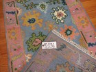 Turkish Oushak Rug,Geometric Multicolored Area Rug,Handmade Bohemian Rug 2.6x6 — photo 2