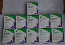 550 One Touch Verio diabetes blood glucose test strips 11 boxes of 50 exp 2026