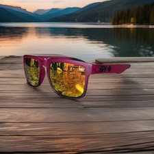 New Spy Optics Sunglasses Promo Hot Pink Ken Block Helm Reflective Men Womens