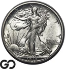 1918-S Walking Liberty Half Dollar *Scarce Key Date* Choice Unc, Bids: 825!