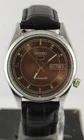 Vintage Seiko 5 Automatic Brown Dial 7009 D/D Men Wristwatch Recently Service