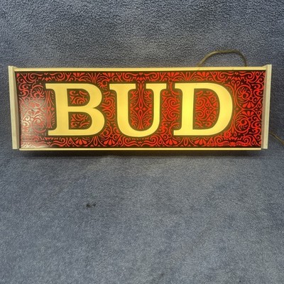 当時物】 Budweiser 看板 St.Louis.USA 特大 91cm 当時物】 Budweiser