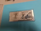 4 oz .999 Fine Silver $100 Dollar Bill Bar Federal Reserve Note Rare Collectible