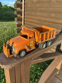 Vintage Tonka 1957 Big Mike Pressed Steel Toy Dump Truck State Hiway