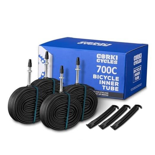 4-Pack Road Bike Tubes 700 x 23c/25c 28c/32c 700x23-25c Presta Valve 48mm