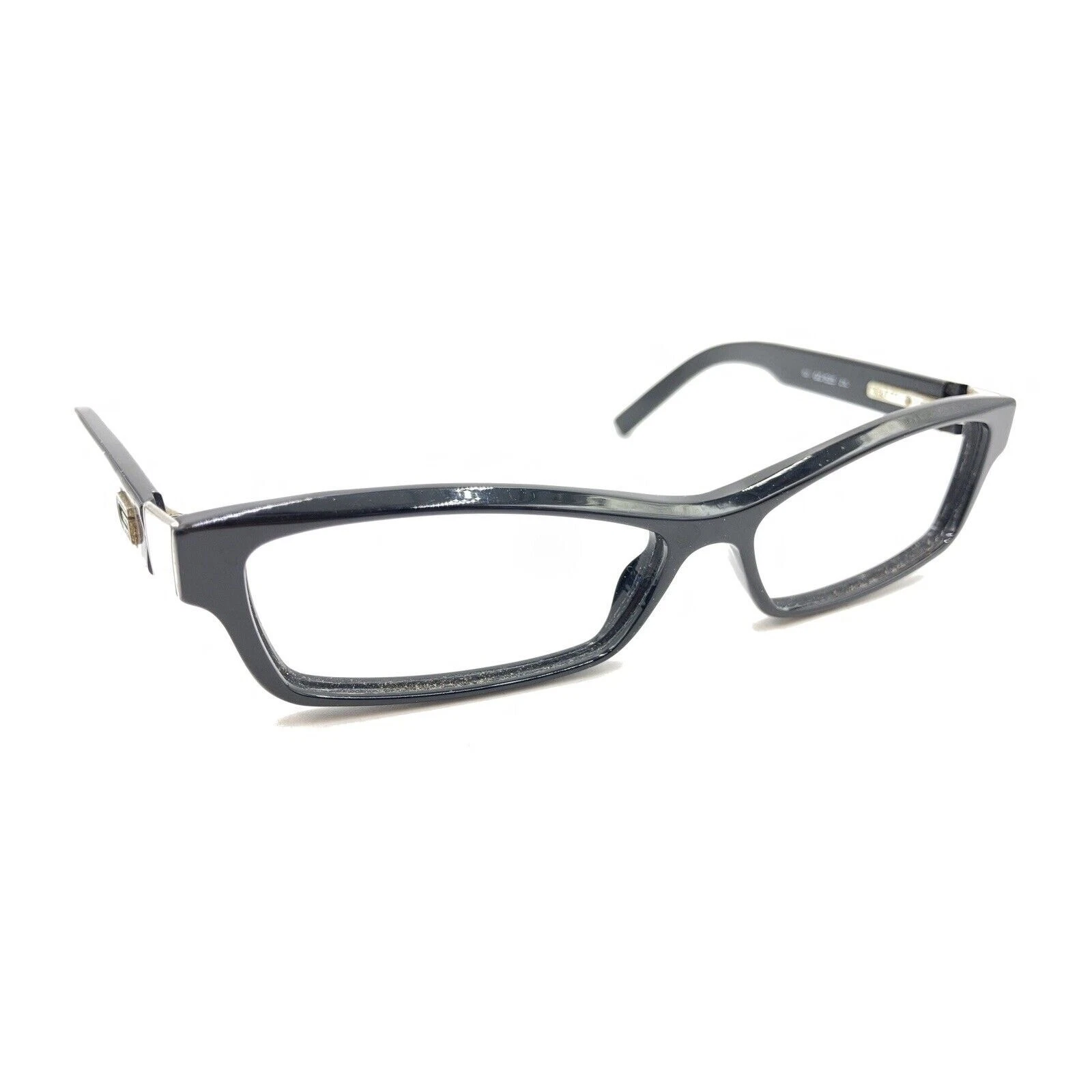Gucci GG 1525 Z3L Black Rectangle Eyeglasses Frames 53 13 130 Italy Men Women