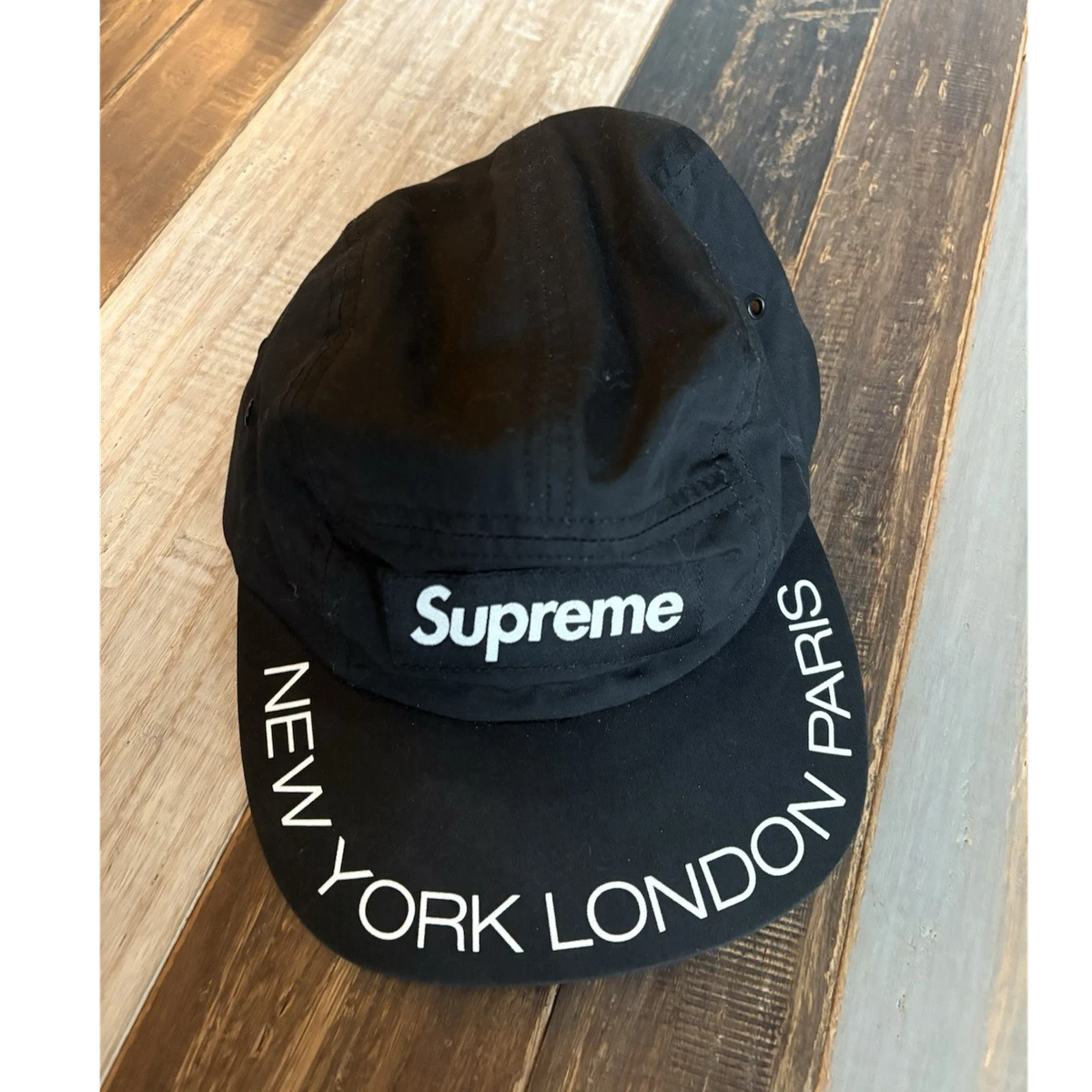Supreme Black 5 Panel Hats for Men for sale | eBay