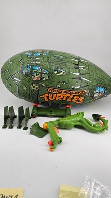 TMNT Teenage Mutant Ninja Turtles Blimp Near Complete 1988 Vintage Incomplete