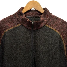 Kuhl Mens XXL Alfpaca Full Zip Outdoor Hiking Fleece Sweater Jacket Embraer Logo