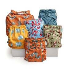 Kinder Cloth Diapers Pocket Style Wet Bag 7-60lbs One Size Western Wildlife 5