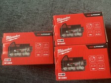 Milwaukee M18B5 18V 5Ah Lithium-Ion Battery  - Pack of 3 genuine 