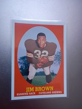 2007 Topps Turn Back The Clock Football #22 Jim Brown (MB)